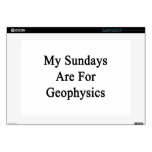 My Sundays Are For Geophysics 15" Laptop Decal