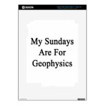 My Sundays Are For Geophysics Skin For iPad 3