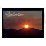 My Sunny Valentine Heart Sunset Card