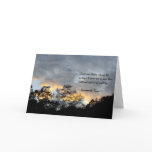 My Sunset Sky/ Tagore Quotes Greeting Card
