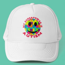 My Superpower is Autism! hats