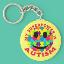 My Superpower is Autism! keychains