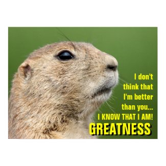 My superpower is being better than you (L) print