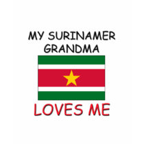 My Surinamer Grandma Loves Me t-shirts by flagshirt My Surinamer Grandma Loves Me t-shirts
