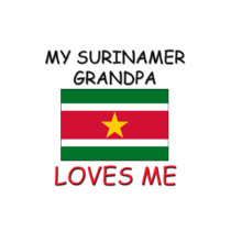 My Surinamer Grandpa Loves Me t-shirts by flagshirt My Surinamer Grandpa Loves Me t-shirts