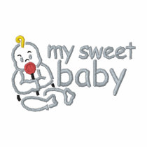 My Sweet Baby embroidered shirts by ZazzleEmbroidery My Sweet Baby embroidered shirts