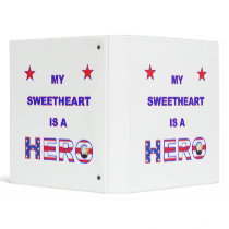 My Sweetheart Is A Hero binders by HappyDoggies My Sweetheart Is A Hero binders