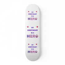My Sweetheart Is A Hero skateboards