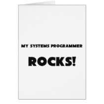 MY Systems Programmer ROCKS! cards by professions MY Systems Programmer ROCKS! cards