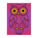 My$t Owl Glow Postcards