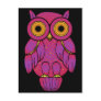 My$t Owl Midnight Postcard