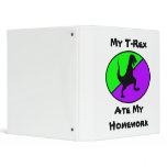 My T-Rex Ate My Homework binders