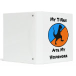 My T-Rex Ate My Homework binders
