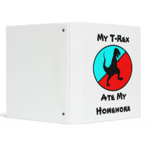 My T-Rex Ate My Homework Binder