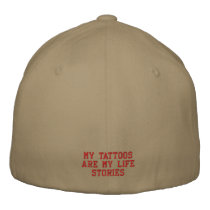My Tattoos Are My Life Stories-Hat-Embroidered embroidered hats