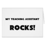 MY Teaching Assistant ROCKS! cards