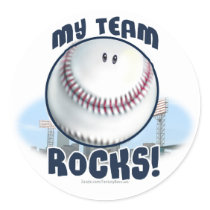My Team Rocks Sticker