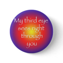 My Third Eyes See Right Through You blue buttons by livingzen My Third Eyes See Right Through You blue buttons