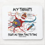 My Thoughts Escape Me From Time To Time Mouse Pads
