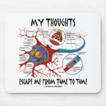 My Thoughts Escape Me From Time To Time Mouse Pads