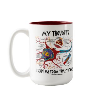 My Thoughts Escape Me From Time To Time mug