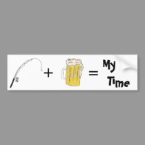 My Time Bumper Sticker bumper stickers