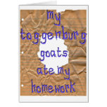 My Toggenburg Goats Ate My Homework Cards