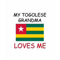 My Togolese Grandma Loves Me t-shirts