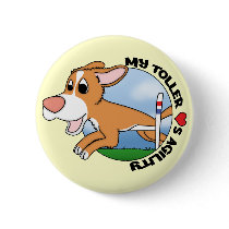 My Toller Loves Agility buttons by MenagerieMayhem My Toller Loves Agility buttons