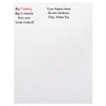 My Tracking Dog is Smarter... Letterhead Template