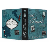 My Travels Abroad Photo Book Vinyl Binders