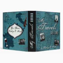 My Travels Abroad Photo Book Vinyl Binders