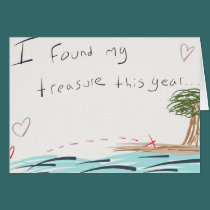 My Treasure Valentine's Day Card cards
