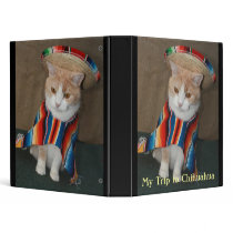 My Trip to Chihuahua Vinyl Binder