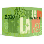 "My Trip to Ireland 2010" Irish Flag Celtic Binder