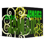 "My Trip to JAMAICA 2010" Irish Flag Celtic Binder