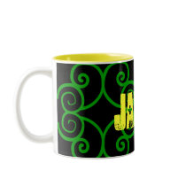 "My Trip to JAMAICA 2010" Jamaican Celtic Flag Coffee Mug