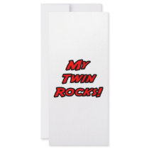 My Twin Rocks rack cards by Shirts_For_Twins My Twin Rocks rack cards