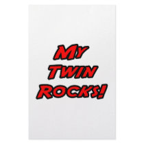 My Twin Rocks stationery by Shirts_For_Twins My Twin Rocks stationery