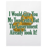 My Two Cents? The Govt Took It! letterhead