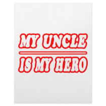 My Uncle Is My Hero Customized Letterhead