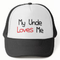 My Uncle Loves Me hats by AuntandUncleGifts My Uncle Loves Me hats