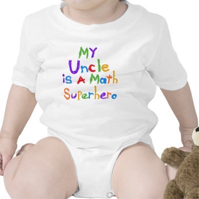 My Uncle Math Superhero T-shirts and Gifts