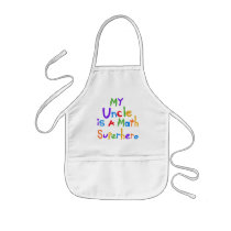 My Uncle Math Superhero T-shirts and Gifts aprons