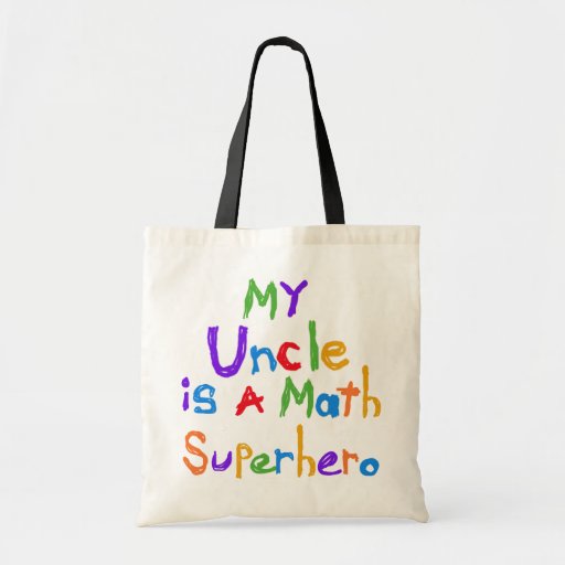 My Uncle Math Superhero T-shirts and Gifts Bag