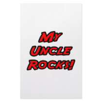 My Uncle Rocks Stationery Paper