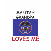 My Utah Grandpa Loves Me t-shirts