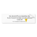 My uterus bumper stickers