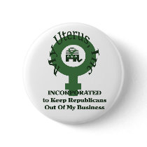 My Uterus, Inc Button