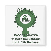 My Uterus, Inc Refrigerator Magnet